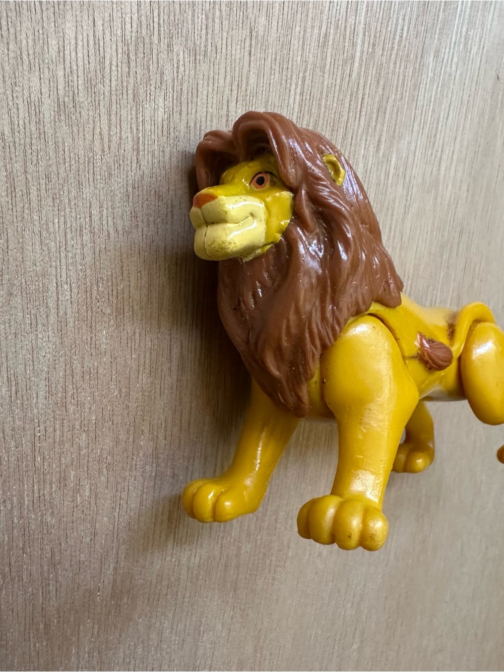 Vintage 90s Disney Lion King Grown Simba Posable Action Figure Kids Toy
